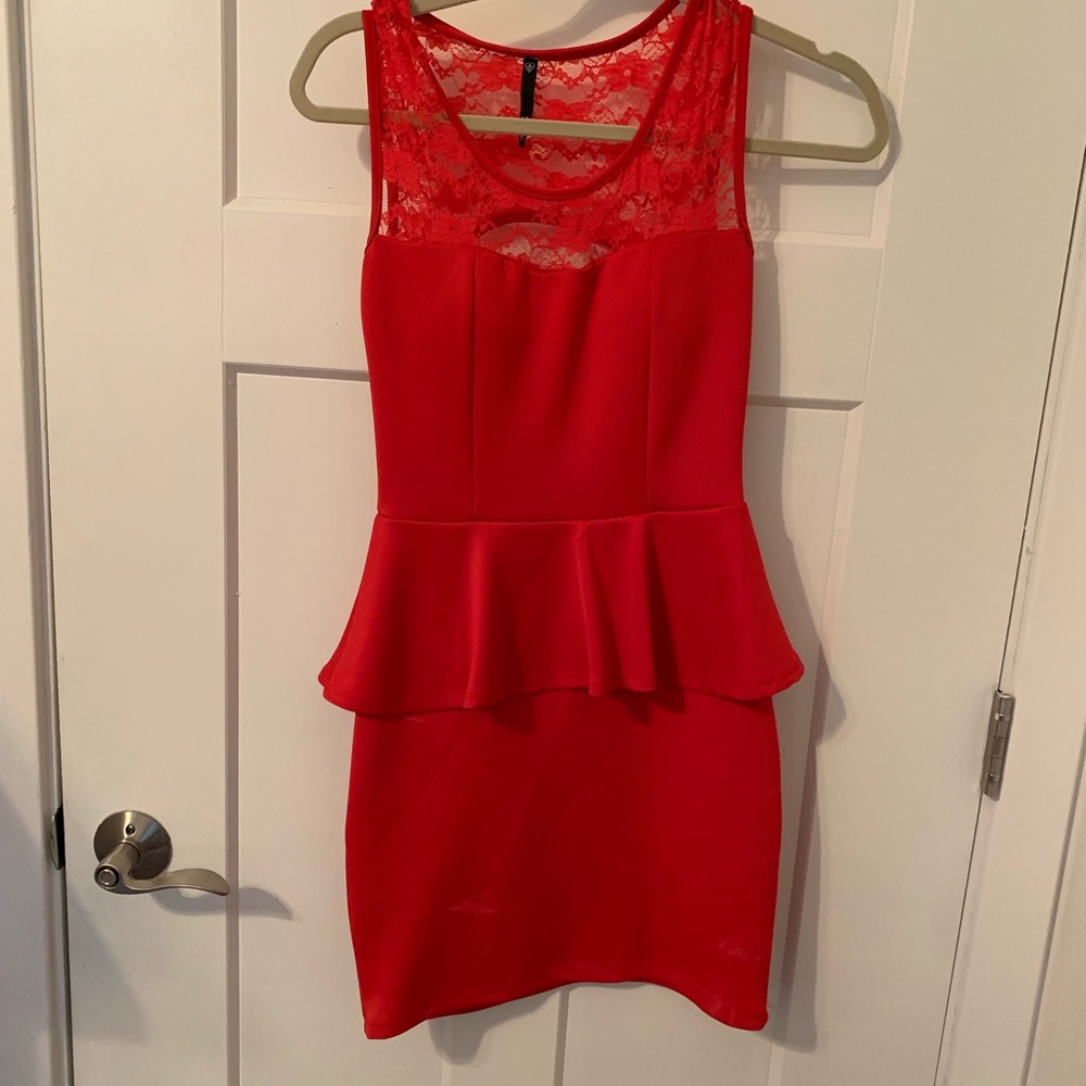 Red dress